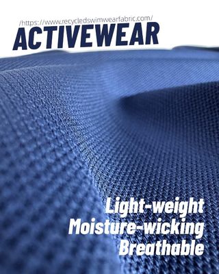 230gsm vải polyester spandex Độ bền màu sắc 2-5 lớp cho quần áo biểu diễn
