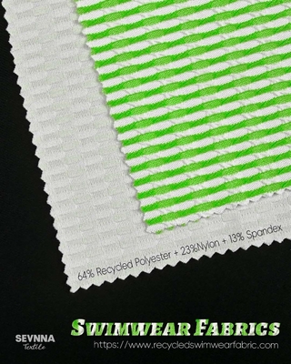 245gsm Swim Textured Fabrics Thay thế cho bảo vệ mặt trời và UPF 50
