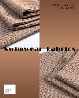 105cm Spandex tái chế nylon vải đan đôi 360gm