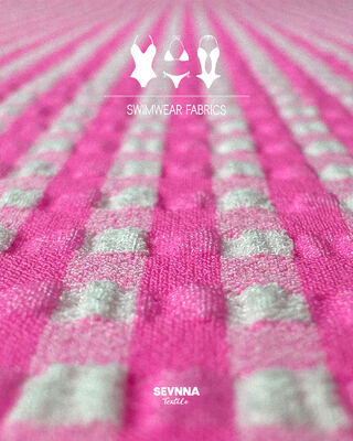 Vải đồ bơi tái chế với 48% Nylon 46% Polyester 6% Spandex 120-130cm Chiều rộng và 170gsm Trọng lượng cho đồ bơi bền vững