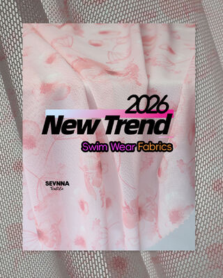 Vải đồ bơi thân thiện với môi trường có độ phân hủy sinh học 105gm với chiều rộng 155cm cho đồ bơi bền vững