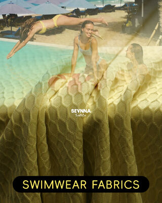 Vải đồ bơi thân thiện với môi trường được phát triển để đáp ứng các tiêu chuẩn môi trường với độ bền và sự thoải mái vượt trội cho các bộ sưu tập đồ bơi