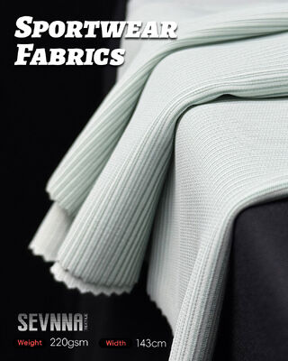 Vải mặc yoga thấm hút ẩm, thoáng khí, co giãn, khử mùi và dệt kim tròn cho đồ thể thao