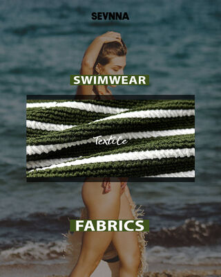 Machine Washable Recycled Swimwear Fabric Width 120cm Eco Friendly Soft Textile Perfect for Swimwear and Summer Clothing