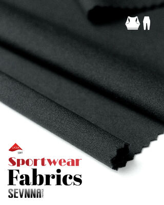 Vải NILIT Nylon 6.6 Lycra 230GSM UPF 50+ Thoáng khí cho Đồ thể thao SP7467