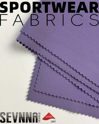 Bức in nổi bộc lộ Vải Lycra tái chế Vật liệu thở được thiết kế cho quần áo hoạt động có ý thức về môi trường Yoga và quần áo thể dục