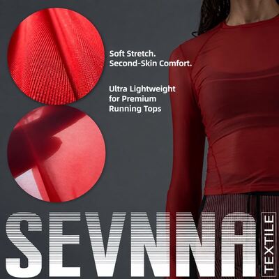 75GSM UPF 30+ Ultra Lightweight PA LYCRA SPORT vải kéo dài cho các bộ chạy SP7915