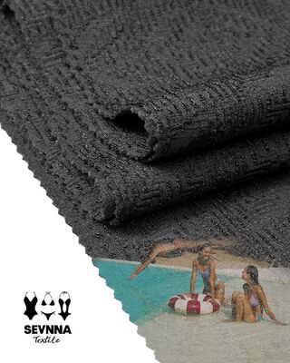 Dệt tròn vải nylon tái chế với 53% polyester tái chế và trọng lượng 390gm cho các giải pháp dệt bền vững
