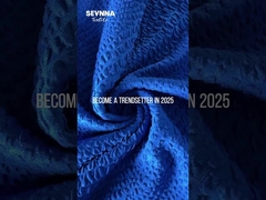 270gm Vải Lycra tái chế thân thiện với môi trường với in hình ba chiều kim loại